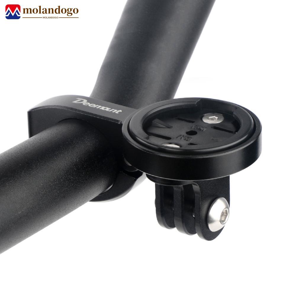 Milandogo MTB Bicicleta Suporte Para Computador TT Guiador Velocímetro Montagem Inc . 3 Adaptadores GARMIN Bryton Wahoo