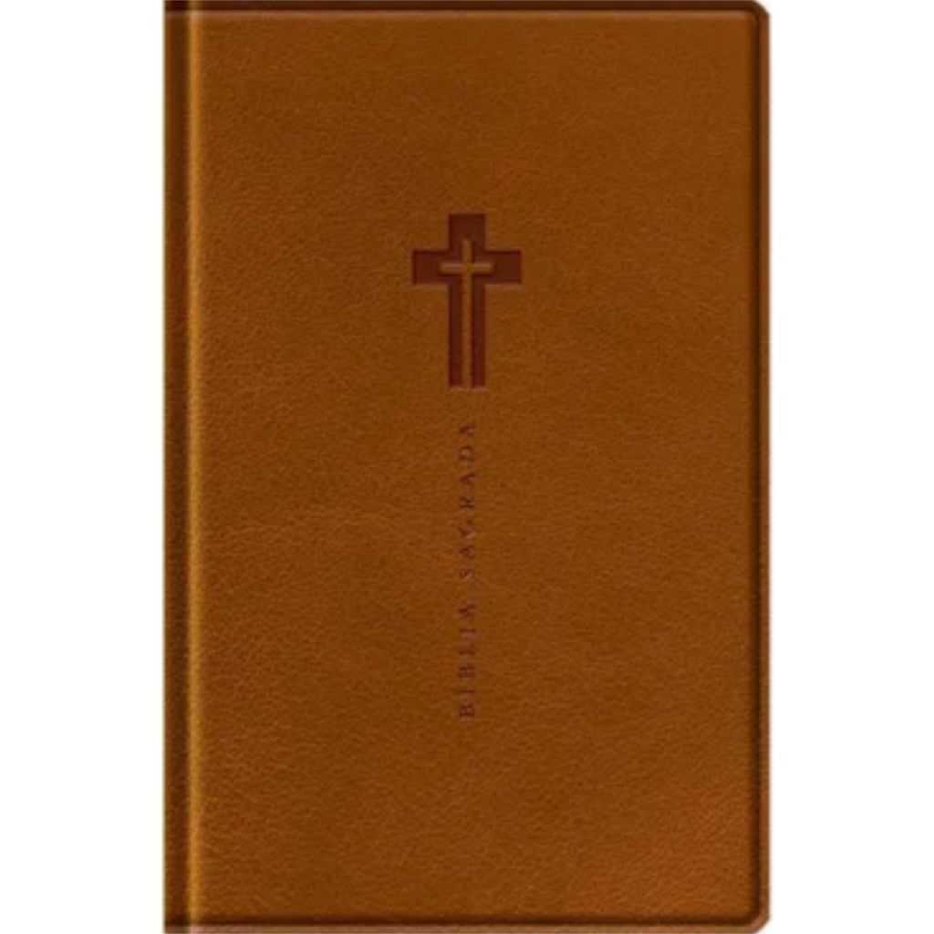 Bíblia Sagrada | NVI | Letra Grande | Capa Luxo Marrom