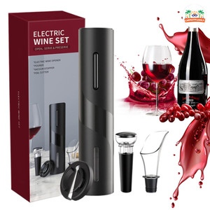 Abridor De Vinho Elétrico Automático Saca Rolha A Pilha Utilidade Doméstica Presente