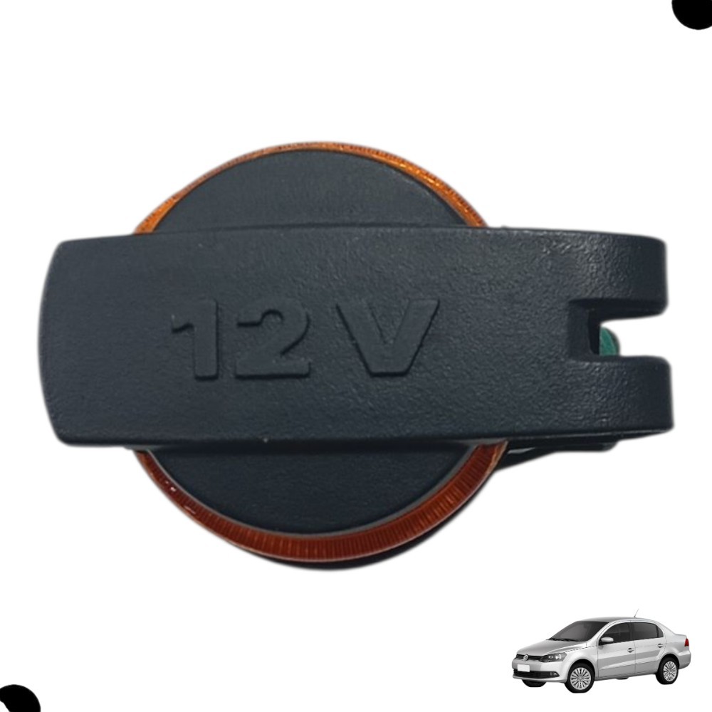 Tomada 12 Volts Acendedor Cigarro Voyage G6 2013 2014 2015 Preto