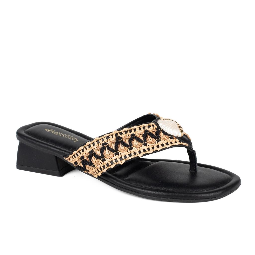 Tamanco Mississipi de Salto Bloco Feminino J0532