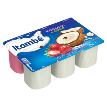 Bebida Láctea Polpa Morango/Coco Itambé 540g