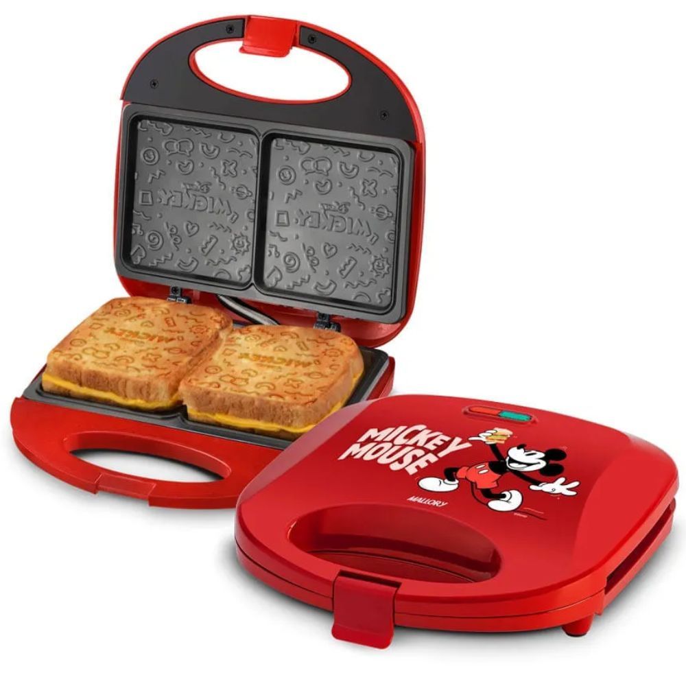 Sanduicheira Mickey Mouse Mallory Vermelha: Praticidade e Magia na sua Cozinha!