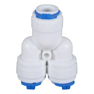 Conector Y Engate Rápido 1/4” para Purificador Filtro Osmose e Mangueira de Água