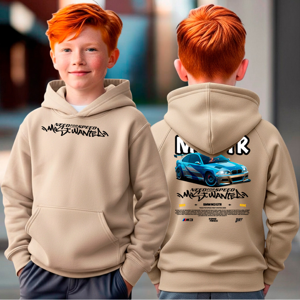 Blusa Moletom Infantil Need For Speed Most Wanted PS2