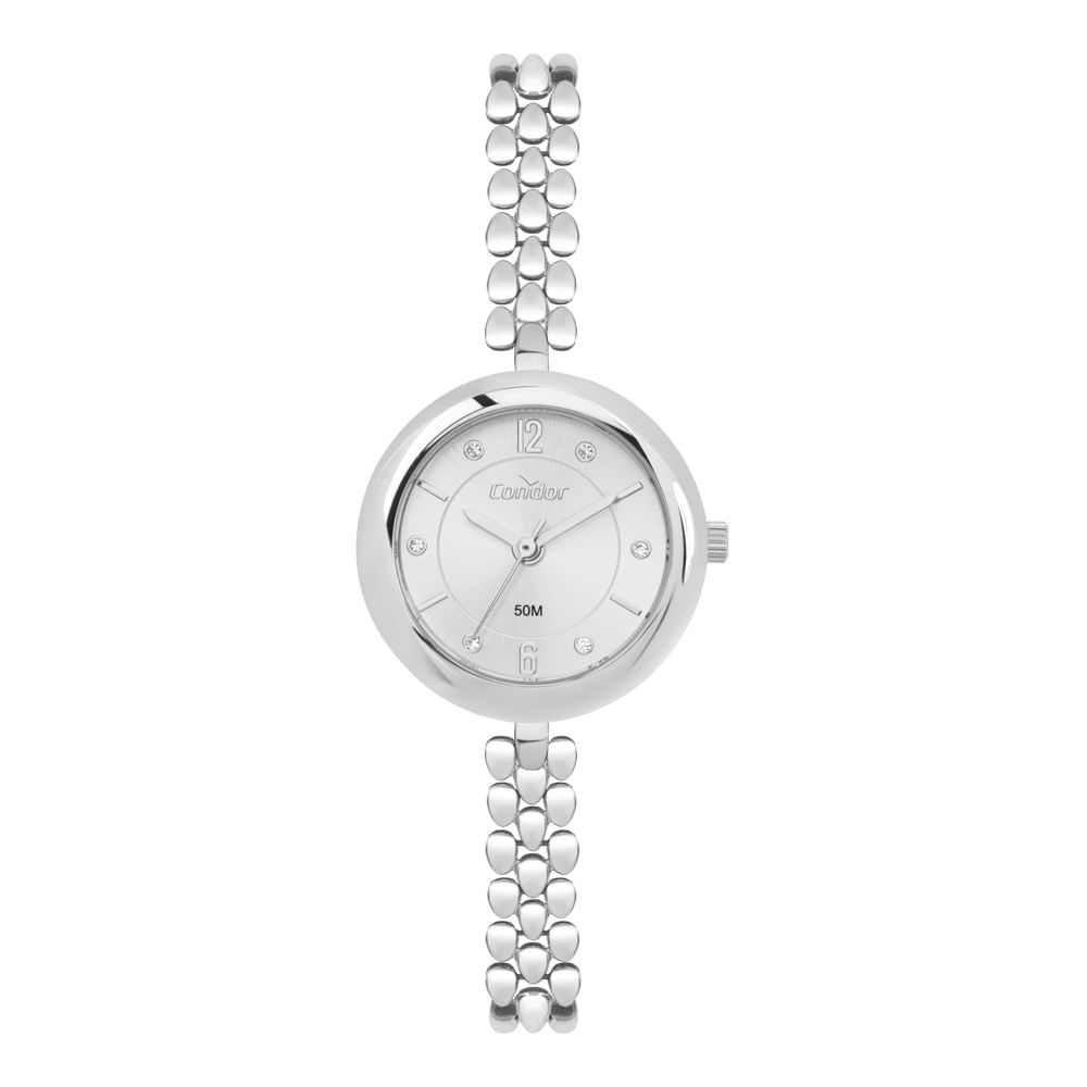 Relógio Condor Feminino Mini Joia Prata - CO2035NVY/5K