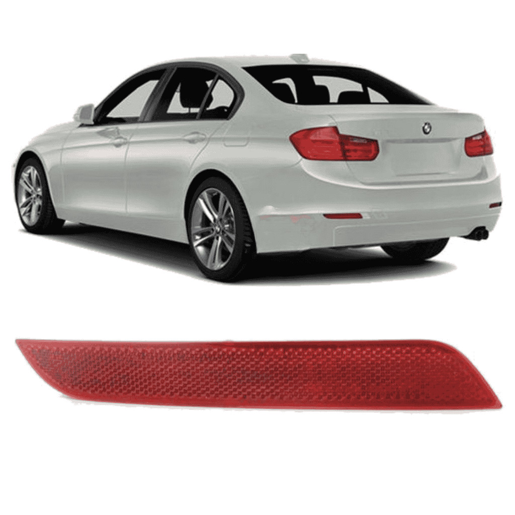 Olho de Gato Refletor Parachoque Traseiro BMW 320i 325i 328i 335i de 2012 a 2015 - Esquerdo