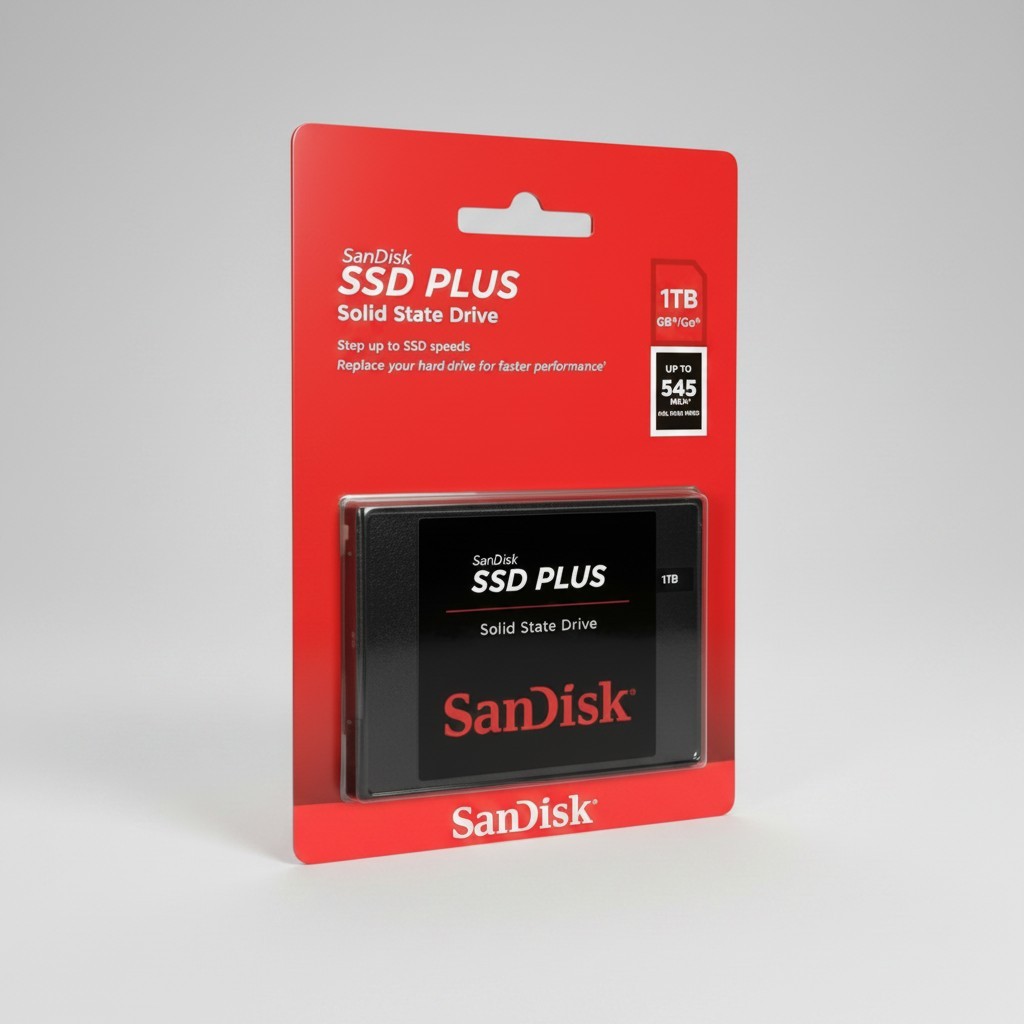 SSD 1TB SANDISK G28 PLUS SATA 3 2.5" SDSSDA-1T00-G28 545/515 MB/s