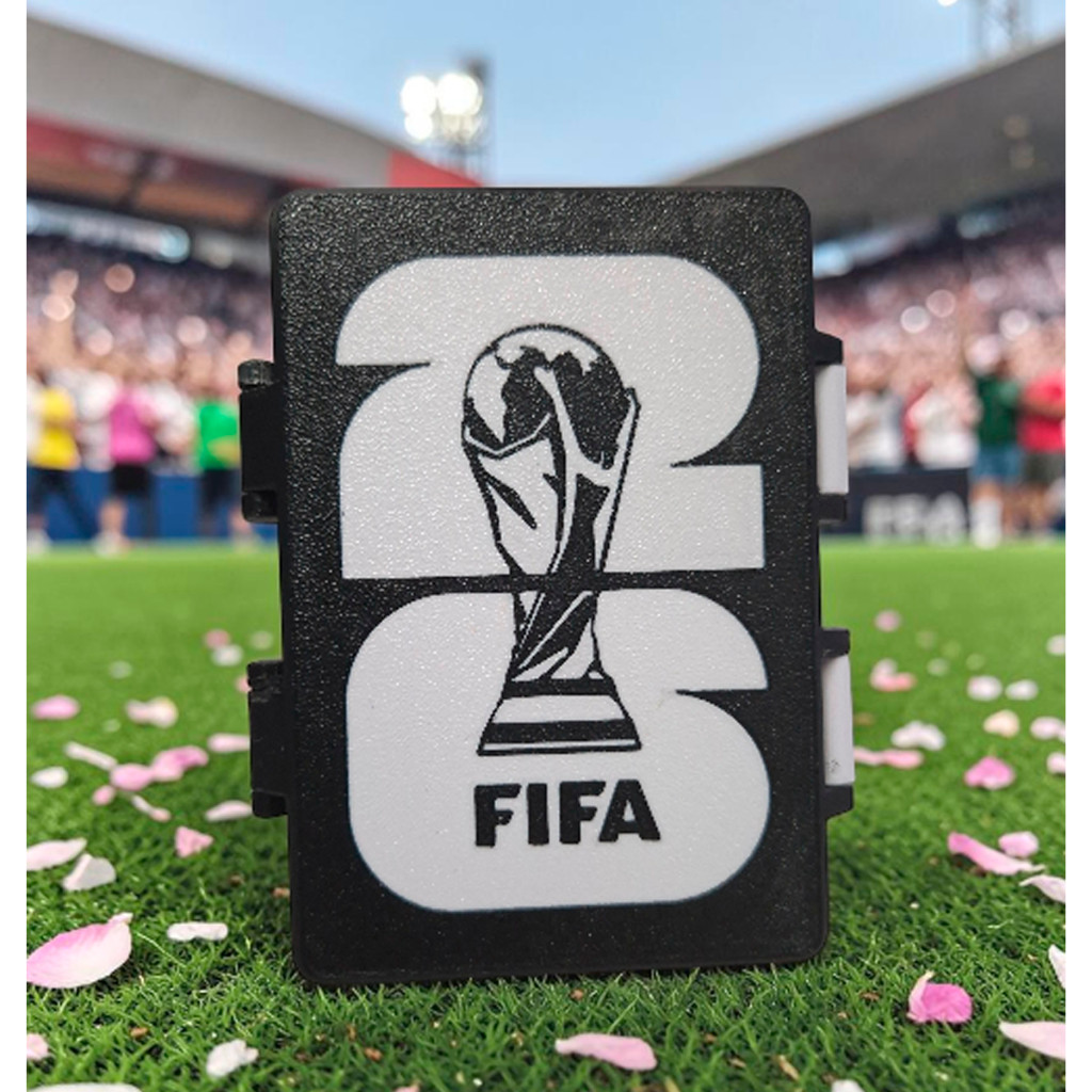 Caixa Suporte Porta Figurinhas Copa 2026 | Organizador Cards Box Case Guardar Figurinhas copa do Mundo