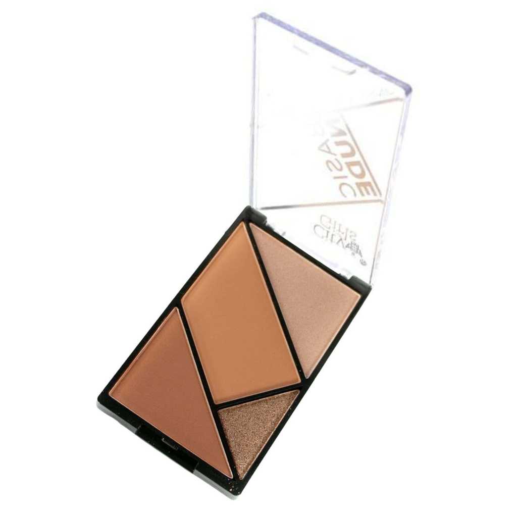 Paleta de iluminador e contorno basic nude - City girls