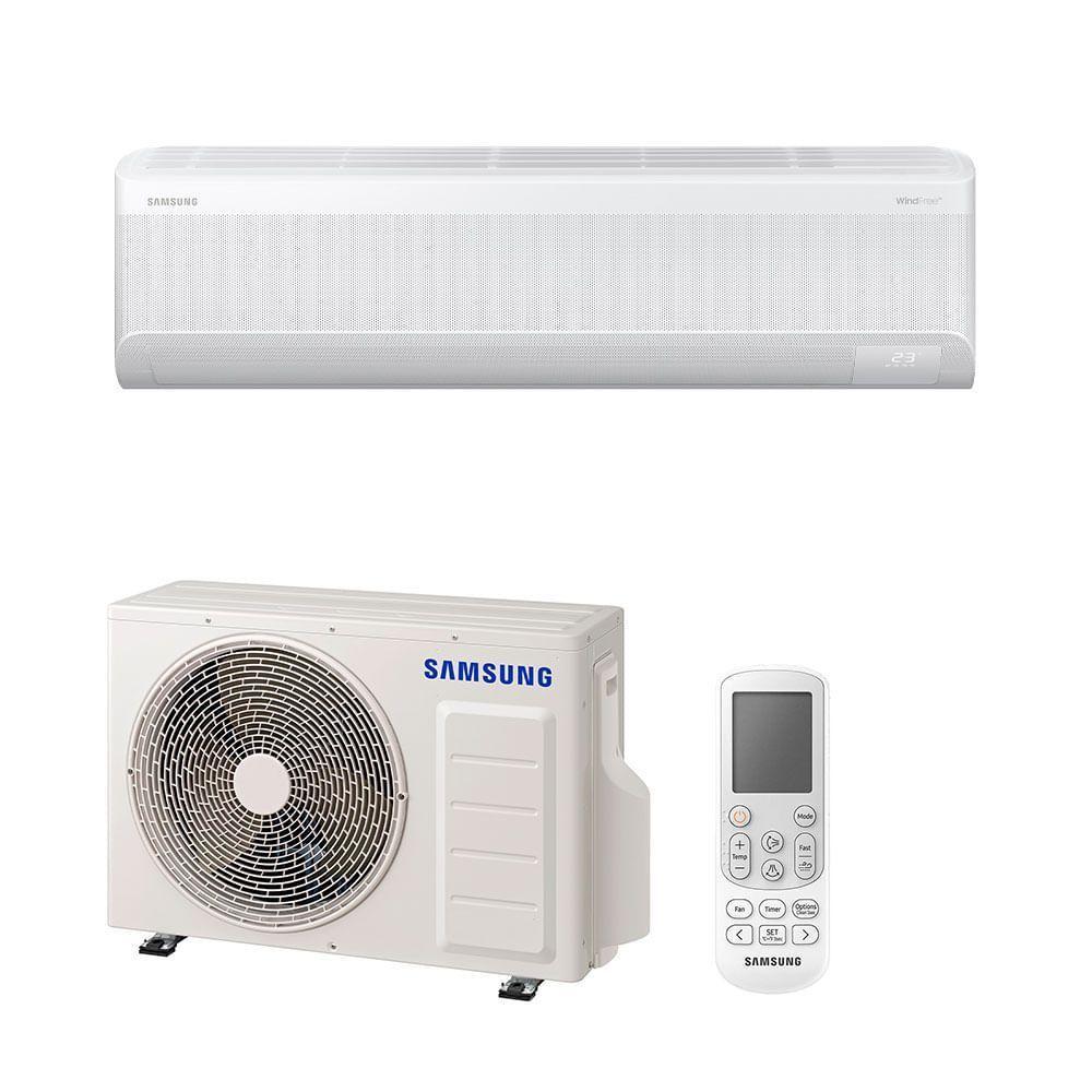 Ar Condicionado Split Hi Wall Samsung WindFree AI Inverter 24.000 BTUs Quente e 
