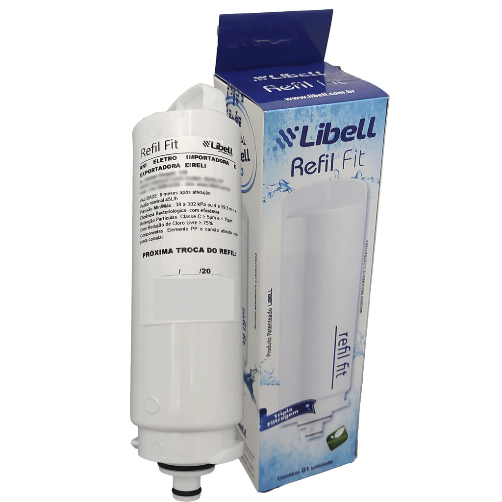 Refil Fit Para Purificadores Libell Acquafit, LN100 e LE200