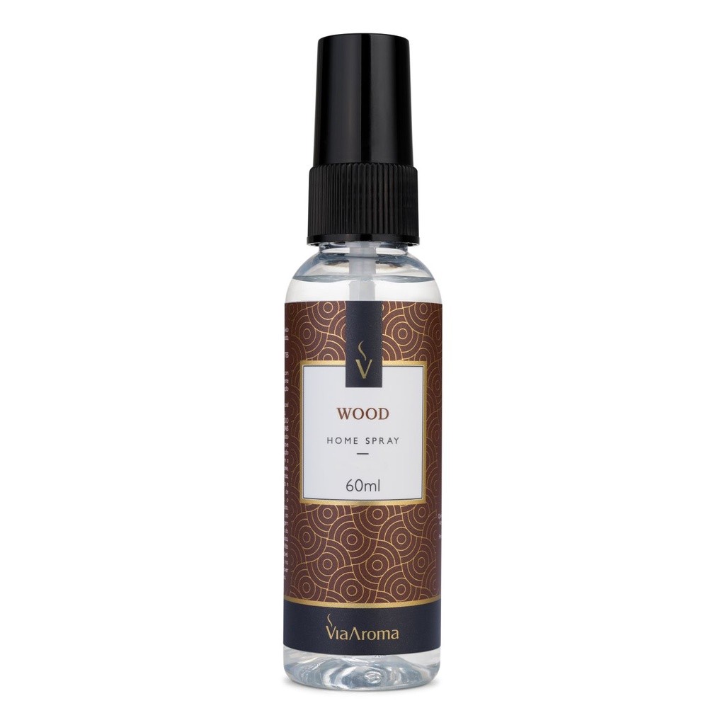 Home Spray Via Aroma 60ml Fragrância Caseira Aromatizador de Ambiente