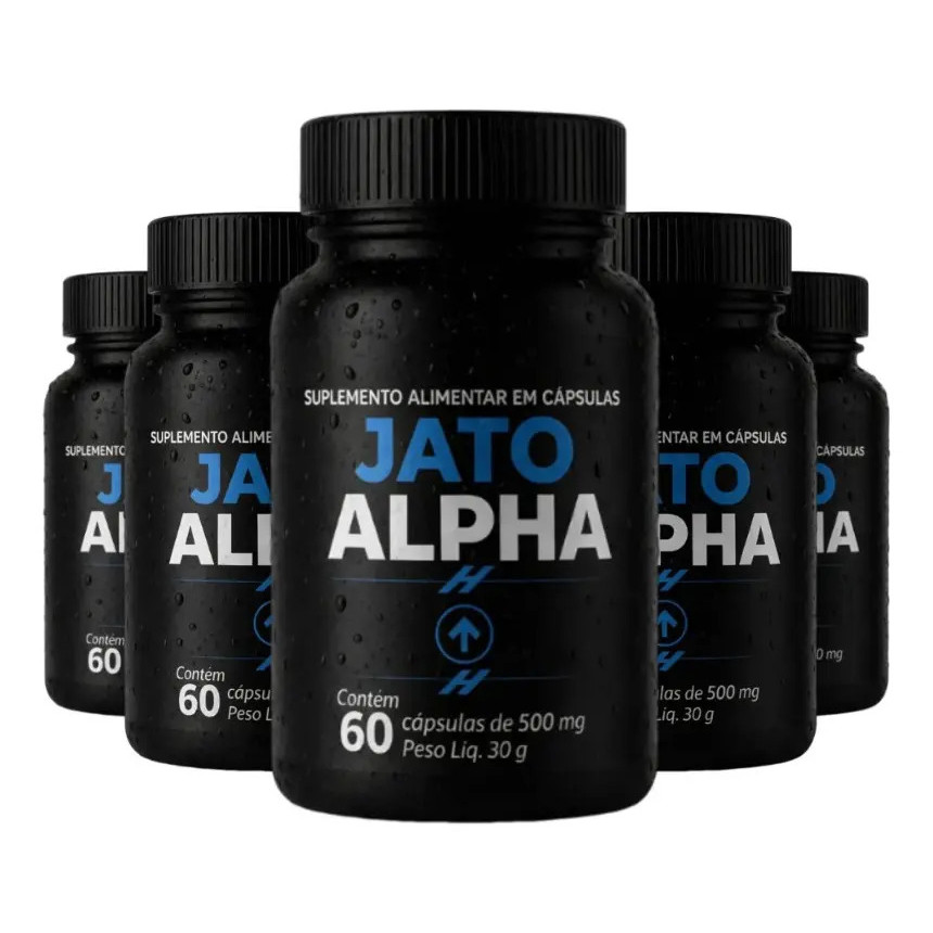 5x Jato Alpha Original Total 300 Cápsulas