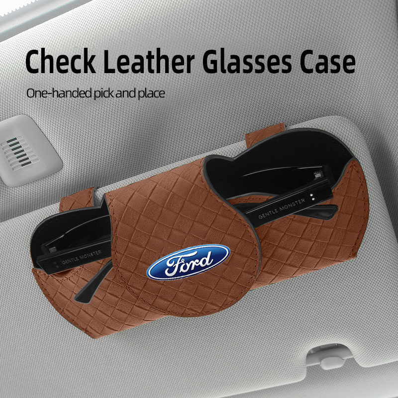 Clipe para Óculos de Sol para Interior de Carro, Suporte para Óculos de Sol para Ford Fiesta, Everest, Ranger, FOCUS 2 3