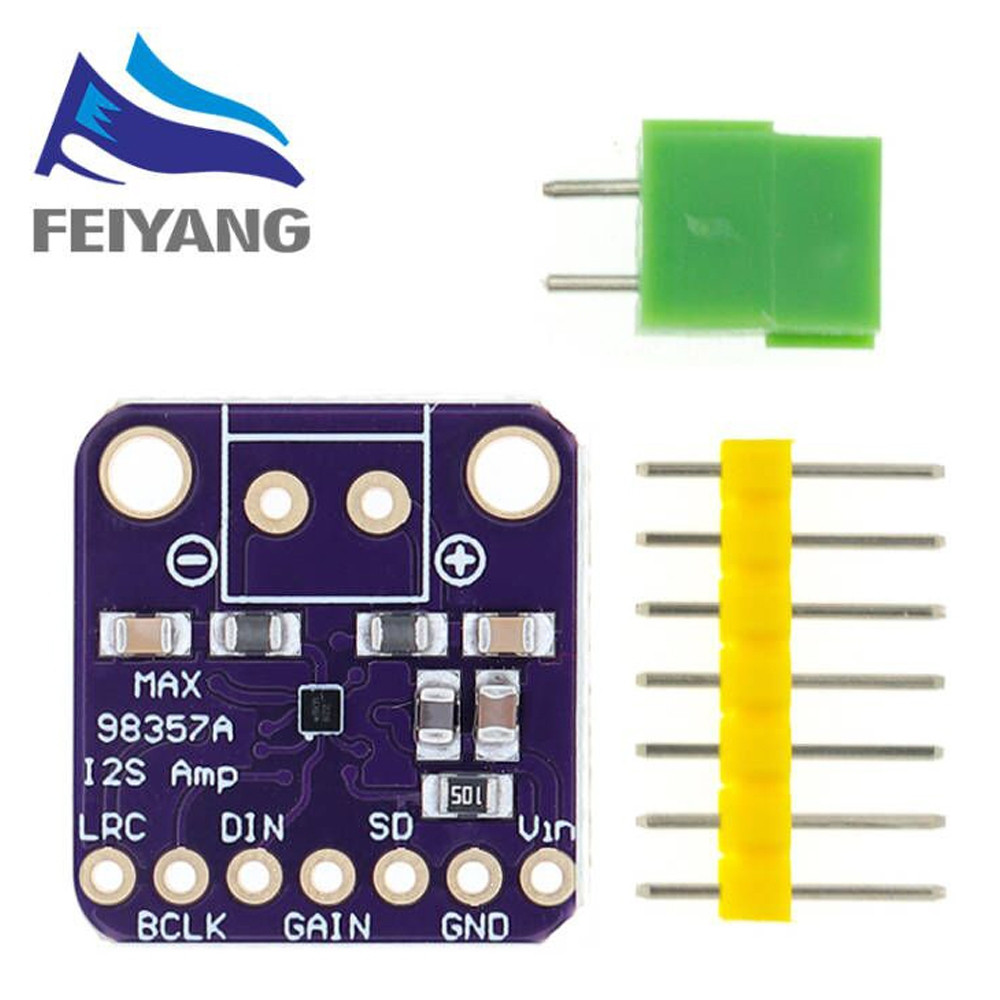 Max98357 3w Classe D Amplificador Breakout Interface I2s Dac Decodificador Módulo Placa De Áudio Sem Filtro Para Raspber