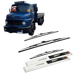 Kit 3 Palheta Limpador Parabrisa Mb 1113 708 608 1975 Á 1988