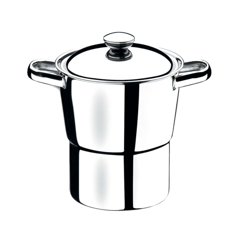 Cuscuzeira de Aço Inox Lyon 2 Litros 18x16x19cm Brinox