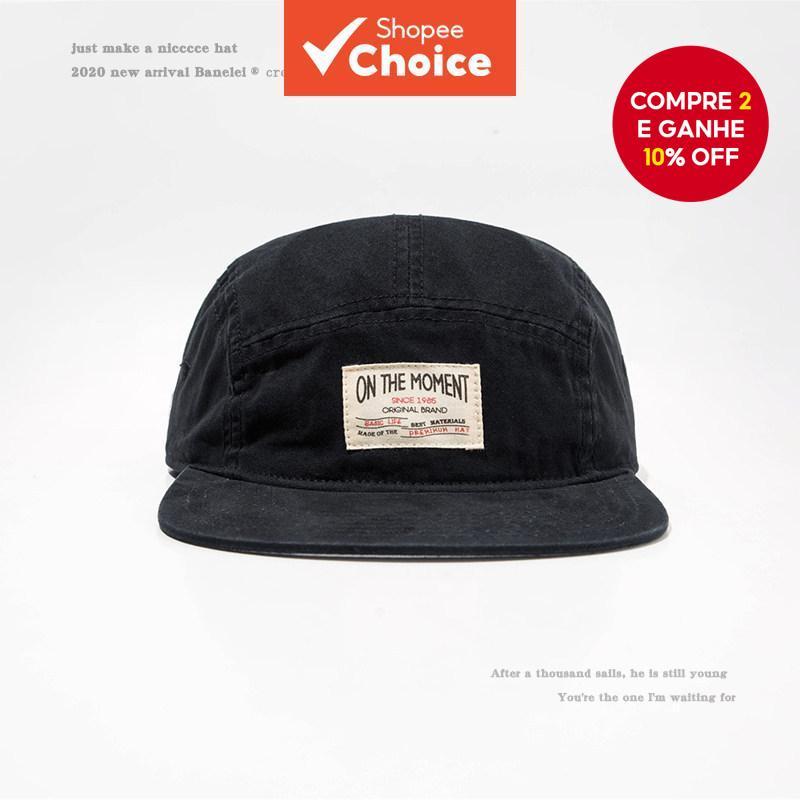 Boné De Beisebol Retrô Unissex De 5 Painéis – Chapéu Respirável De Proteção Solar De Algodão Para Atividades Ao Ar Livre