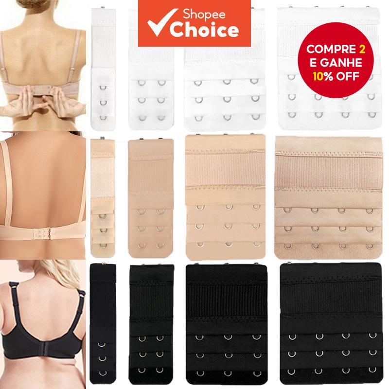 Extensores De Alça De Extensão De Sutiã Feminino , 3 Fileiras , 1/2/3/4 Fivelas , Extensor Elástico , Clipe De Gancho , 