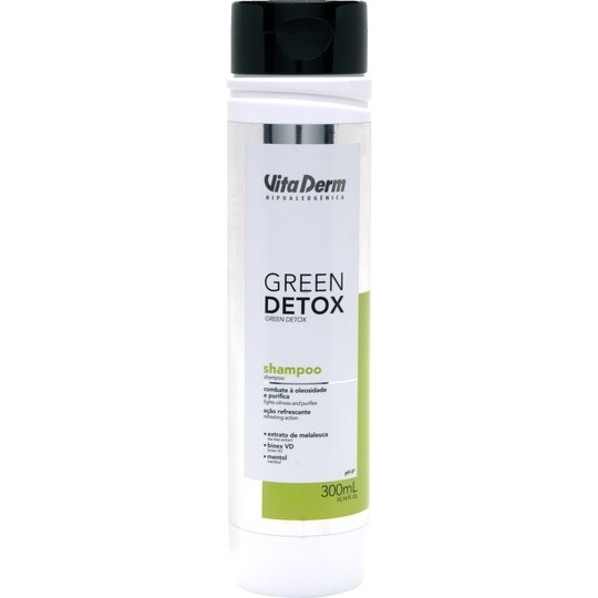 Shampoo Controle Oleosidade Green Detox Vita Derm 300ml