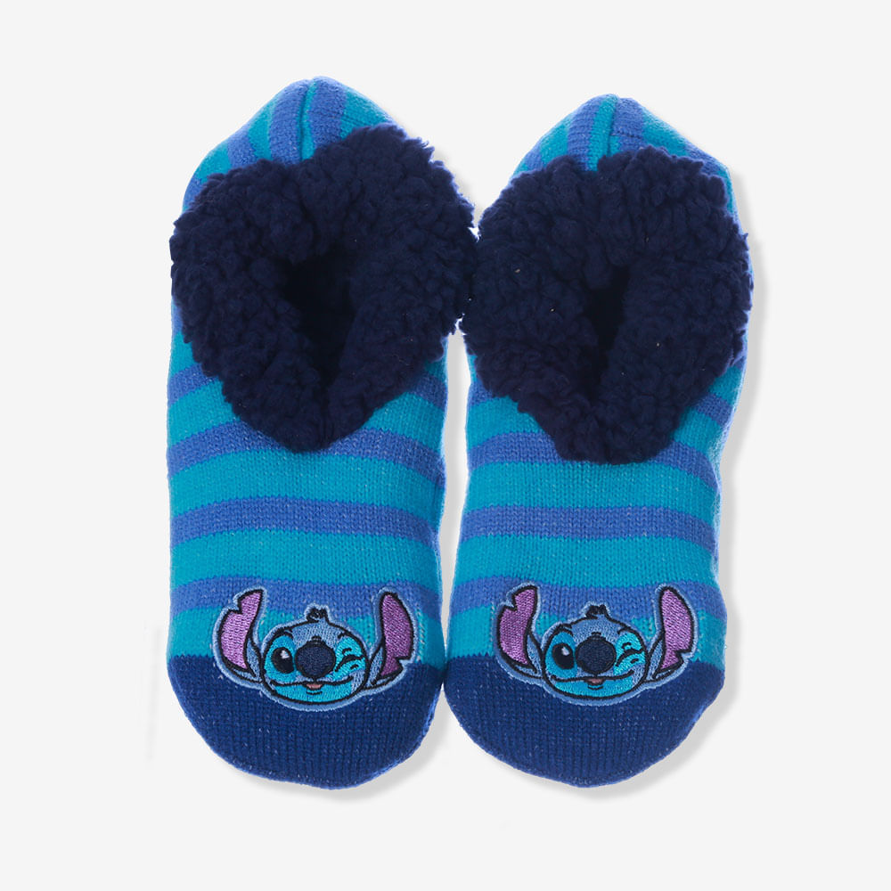 Meia Pantufofa Stitch - Disney em Oferta na Shopee