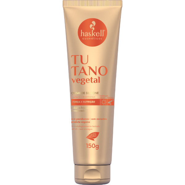 Creme de Silicone Tutano Vegetal 150gr | Proteção, Hidratação e Resistência para Cabelos Frágeis