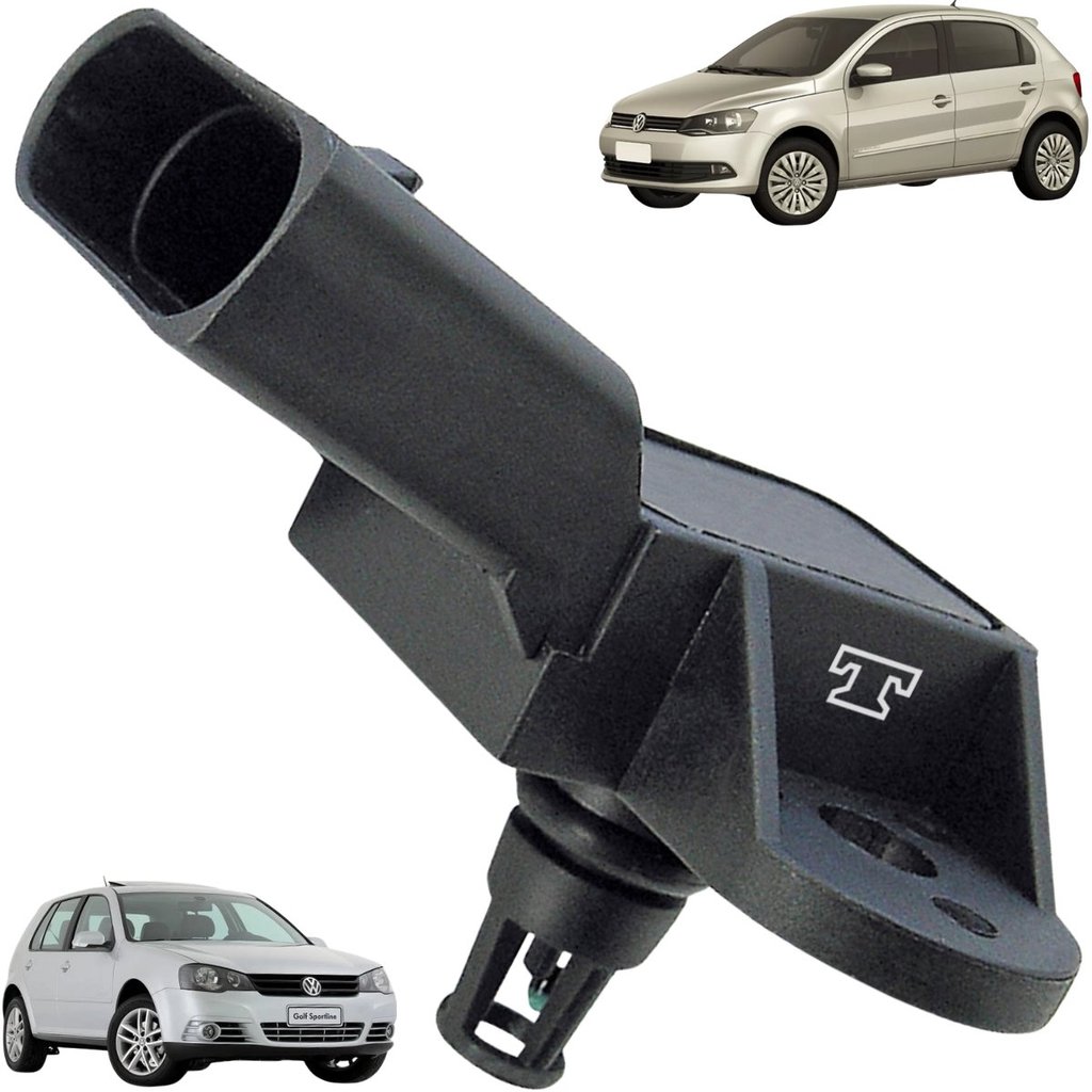 Sensor Map Pressao Coletor - A3 03 A 13 / Bora 05 A 10 / Fox 03 A 16 / Gol 02 A 16 / Golf 02 A 13 / Kombi 05 A 13