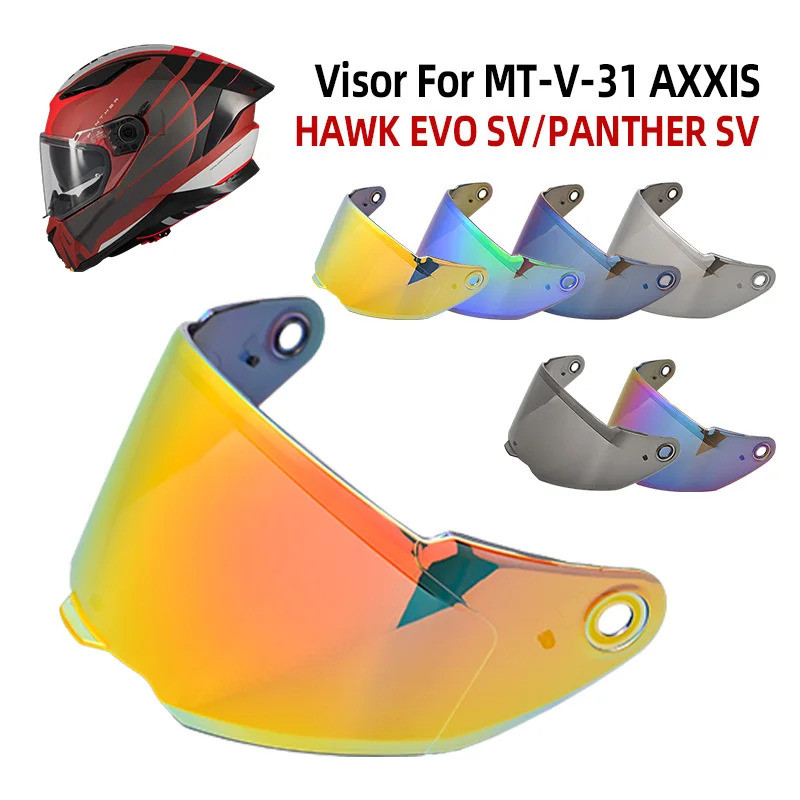 visor For MT-V-31 AXXIS HAWK EVO SV PANTHER SV Motorcycle Helmet Lens Windshield Anti-UV sun protection Moto Casco Acces