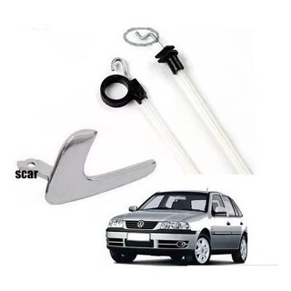 Kit Maçaneta + Cabo Gol G2 G3 Parati Sav Crom Dianteiro Esq em Oferta na Shopee