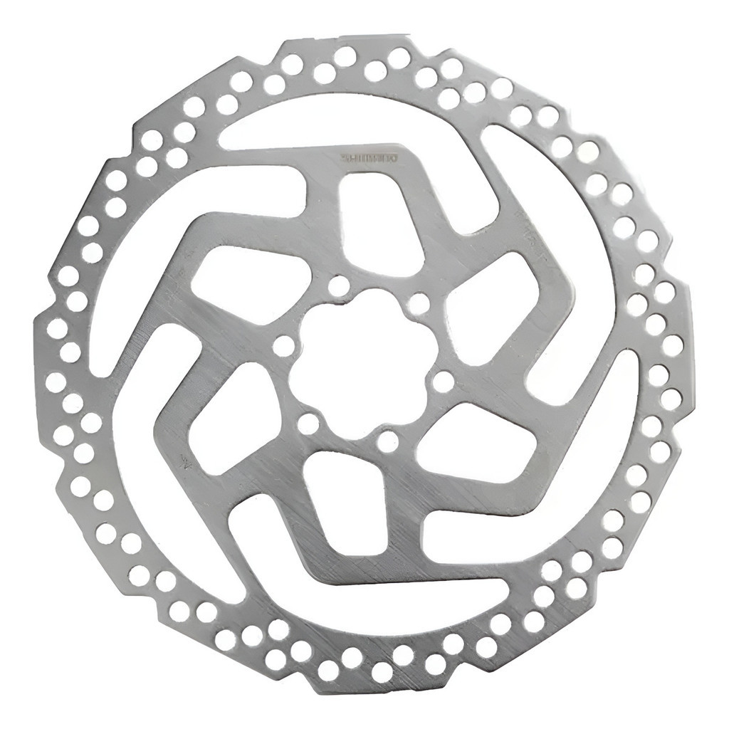 Disco Freio Rotor Shimano Rt26 180mm C/6 Parafusos Cor Prata
