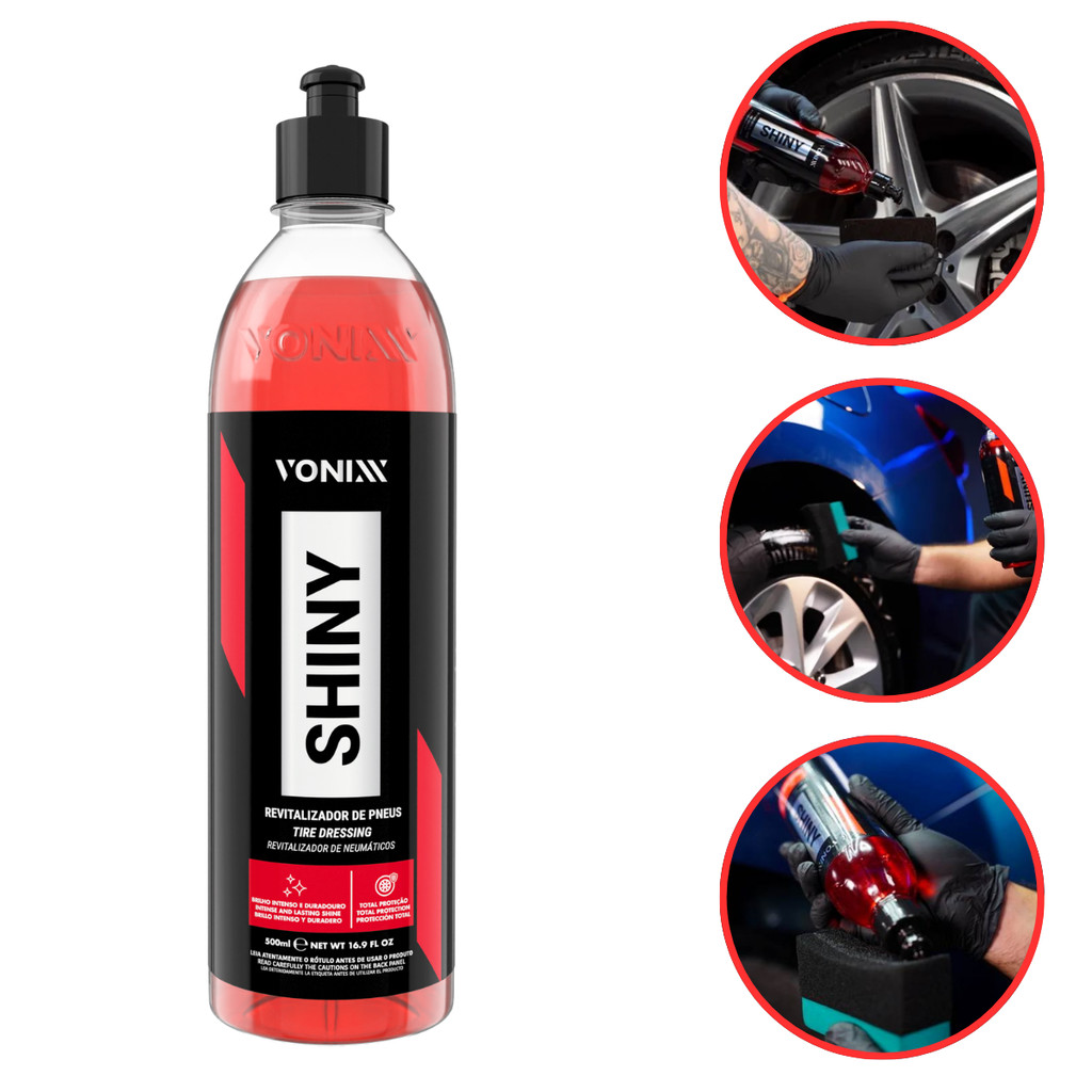 SHINY PNEU PRETINHO 500ML VONIXX