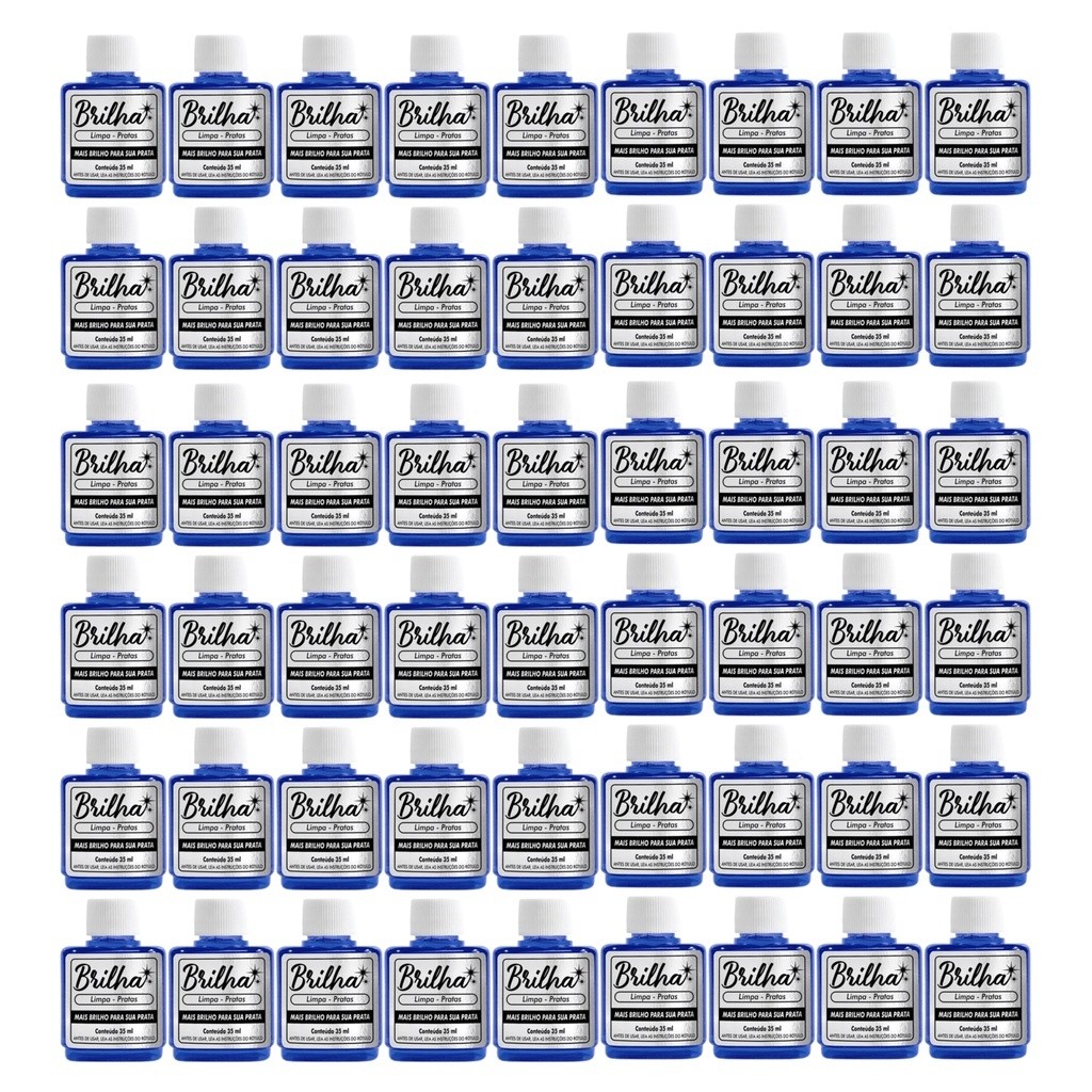 Kit 50 Unidades Limpa Pratas Brilha 35ml - Atacado em Oferta na Shopee