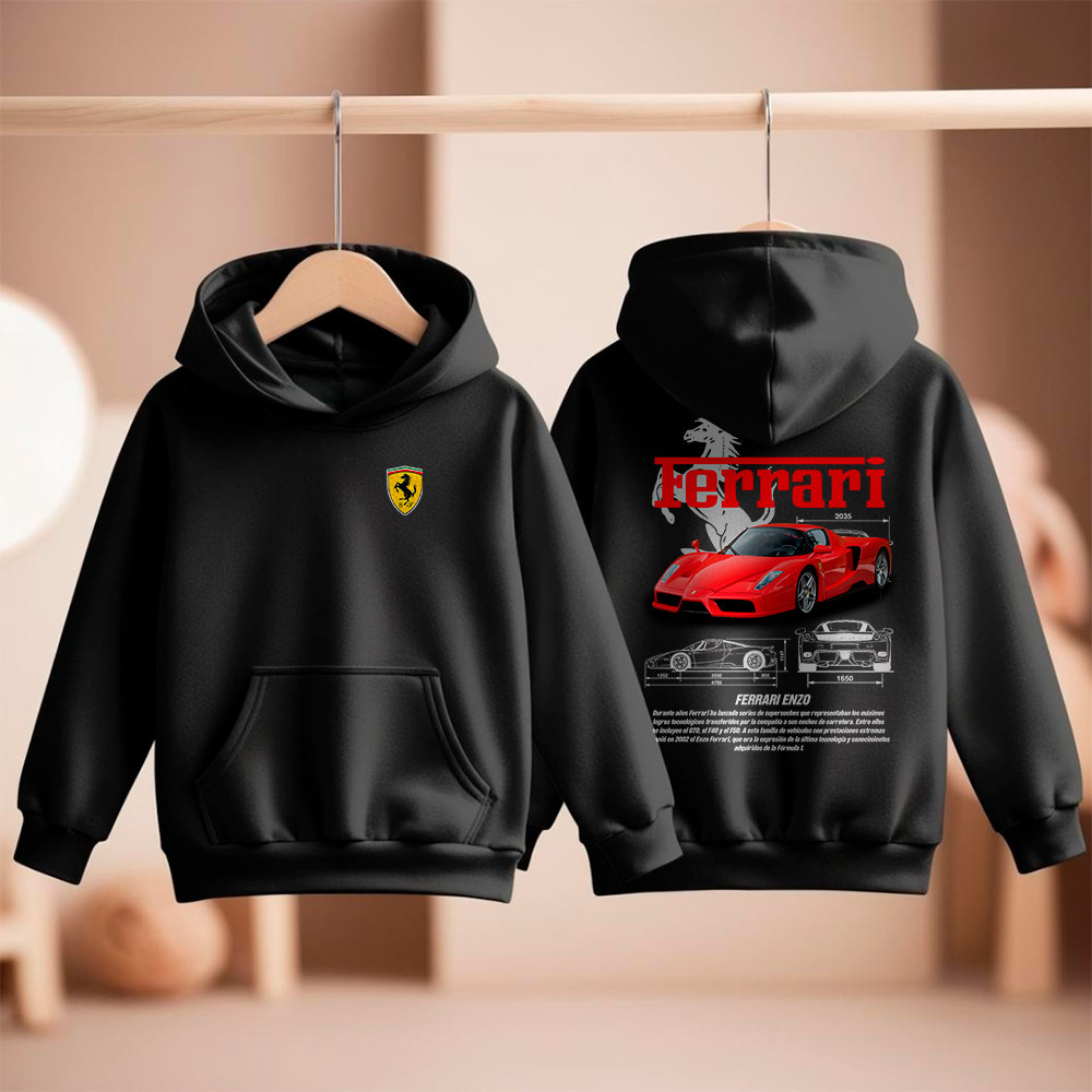 Blusa Moletom Infantil Carro Esportivo Ferrari Enzo
