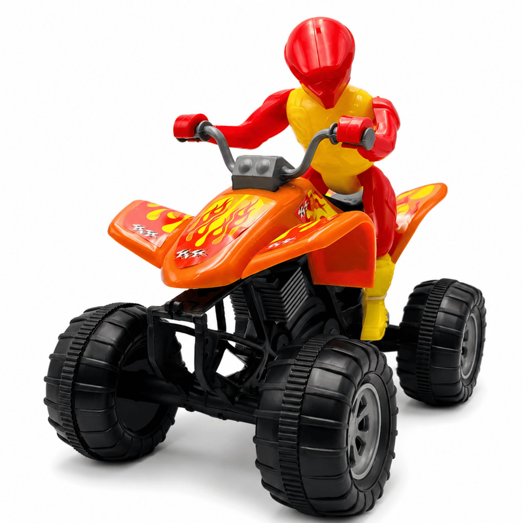 Moto Quadriciclo Infantil Radical Racer Ref 516 Com Piloto Articulado Off Road Infantil