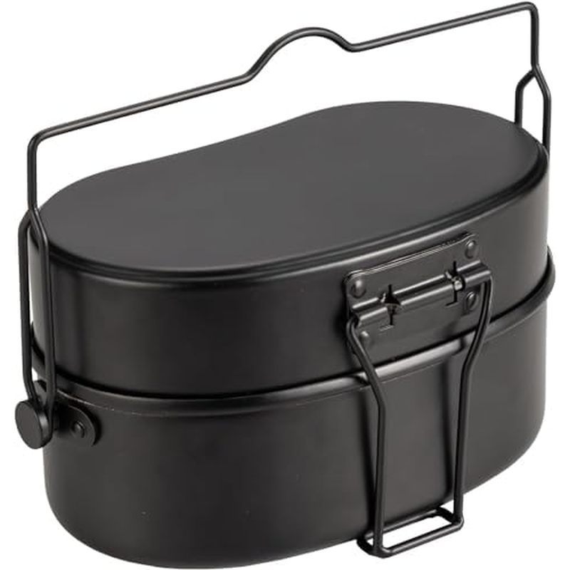 Panelas De Acampamento Conjunto De Cozinha Para Ao Ar Livre Talheres Lancheira Do Exército Alemão Scout Lunch Box Kit De