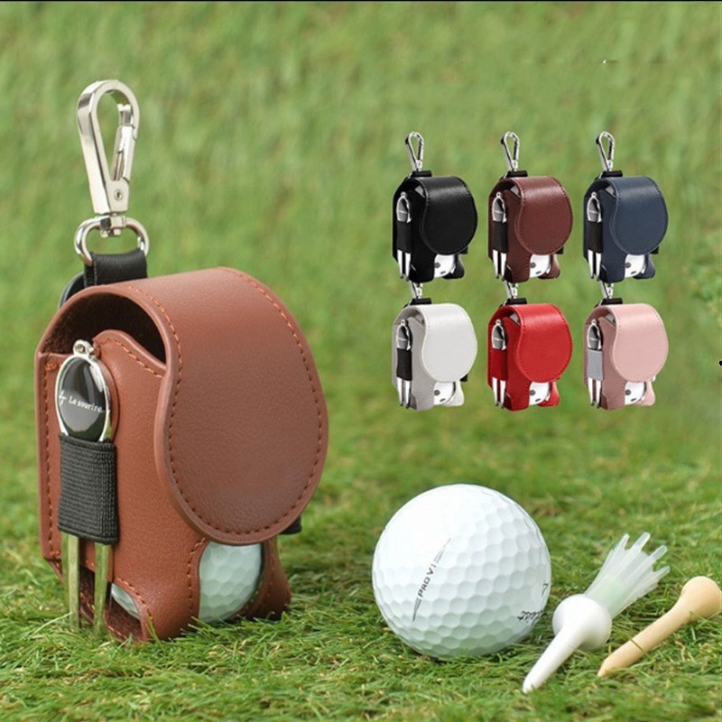 Japonês coreano golfe Mini saco de bola dupla saco de golfe do plutônio saco de cintura pequena pequena saco de bola ace