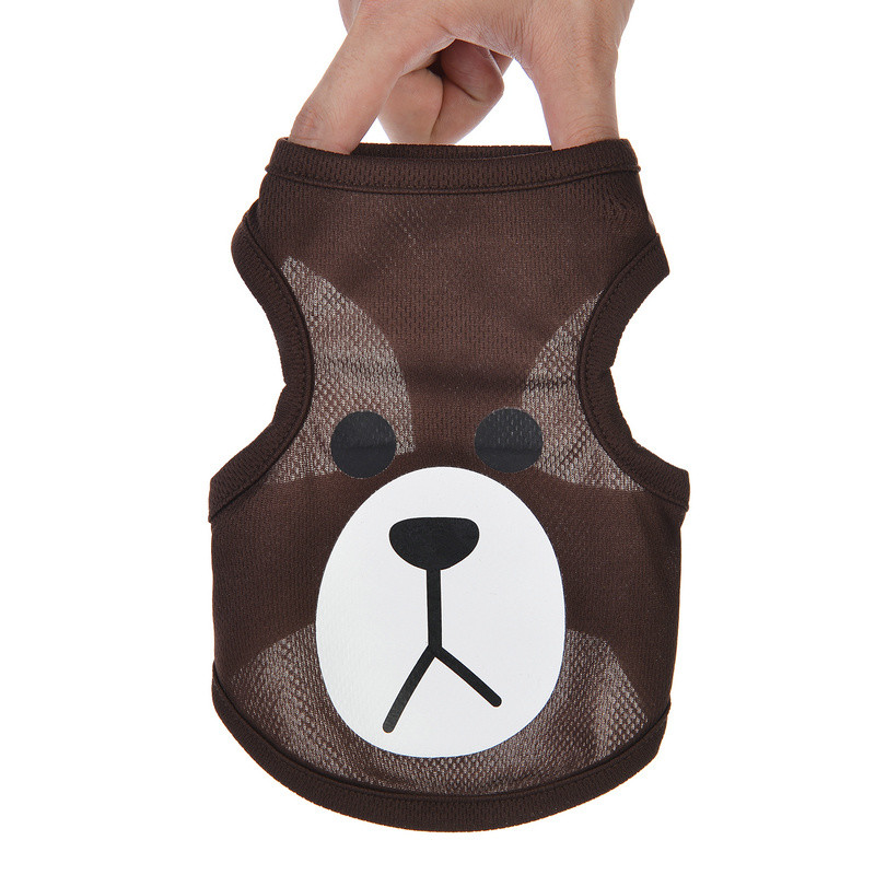 Roupas para cães colete estilo fino roupas de pelúcia primavera Bichon filhotes verão protetor solar respirável roupas p