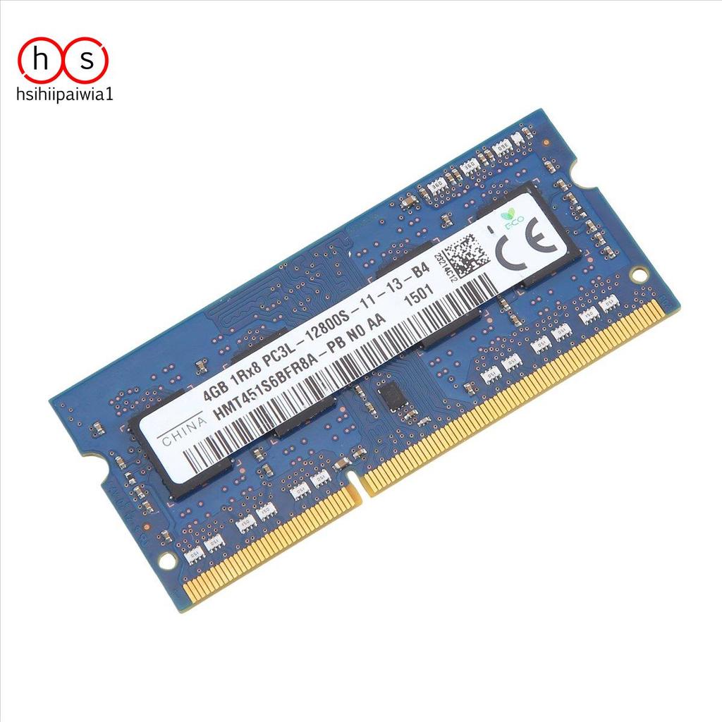 Para DDR3 4GB Portátil Memória RAM 1600Mhz PC3 12800 1RX8 1.35V 8 IC SODIMM Apenas