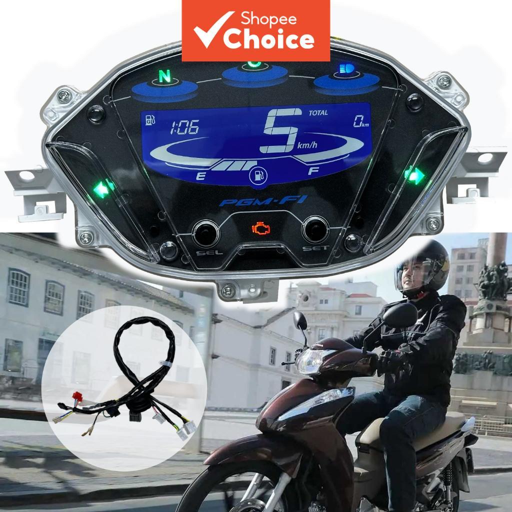 Velocímetro Digital LCD para Moto de Fábrica, Tacômetro para Honda Biz 125 EX 2018-2024