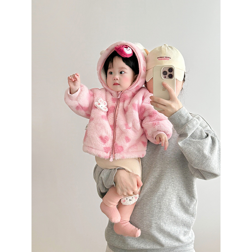 Roupas de bebê inverno Outing roupas acolchoadas casaco quente engrossado roupas acolchoadas roupas de bebê roupas de in