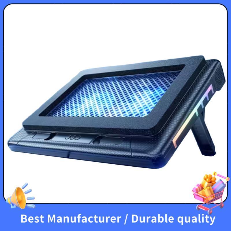 Ventilador De Refrigeração Para Notebook , Suporte De Pressão De Ar , Luz RGB Laptops De Jogos De 13.3 A 17.3 Polegadas 