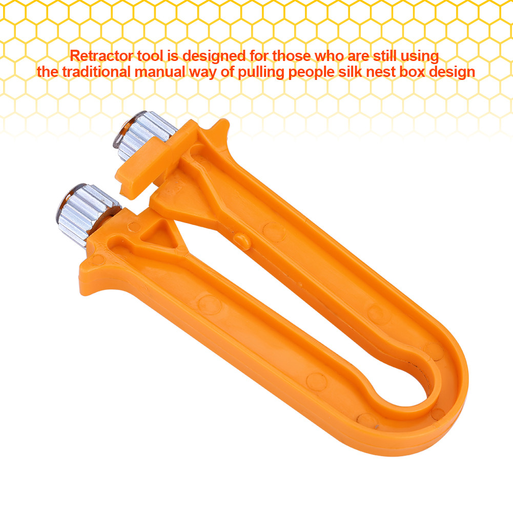 Homelife-BR 2 em 1 quadro de abelha fio cabo tensor crimper friso retrator ferramenta ninho caixa apicultura