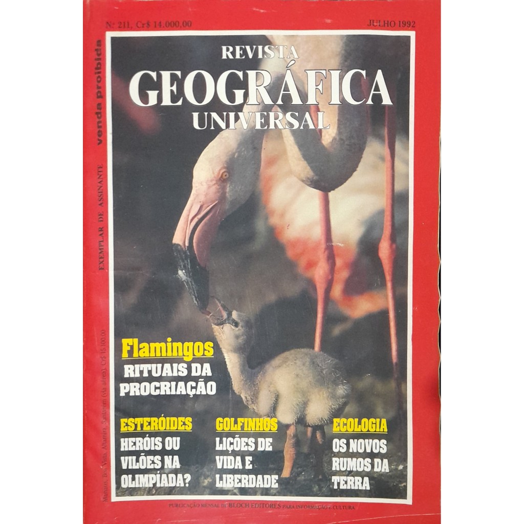 Revista Geográfica Universal nº 211 Julho 1992 de Bloch 7999383