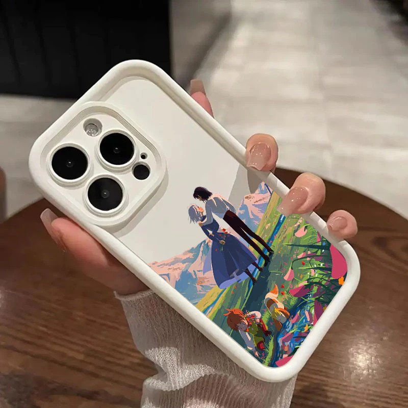Howl's Moving Castle Studio Ghibli Anime Capa De Telefone Para Motorola Moto E13