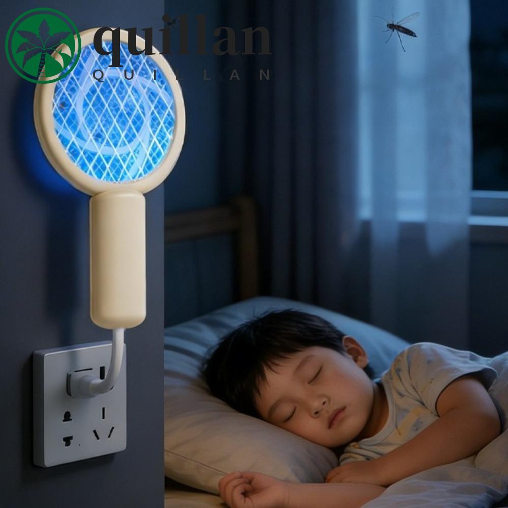 QUILLAN Mini Mosquito Killer , Mata-Mosquitos Elétrico De Plástico Com Carregamento USB , Raquete Portátil Para Insetos