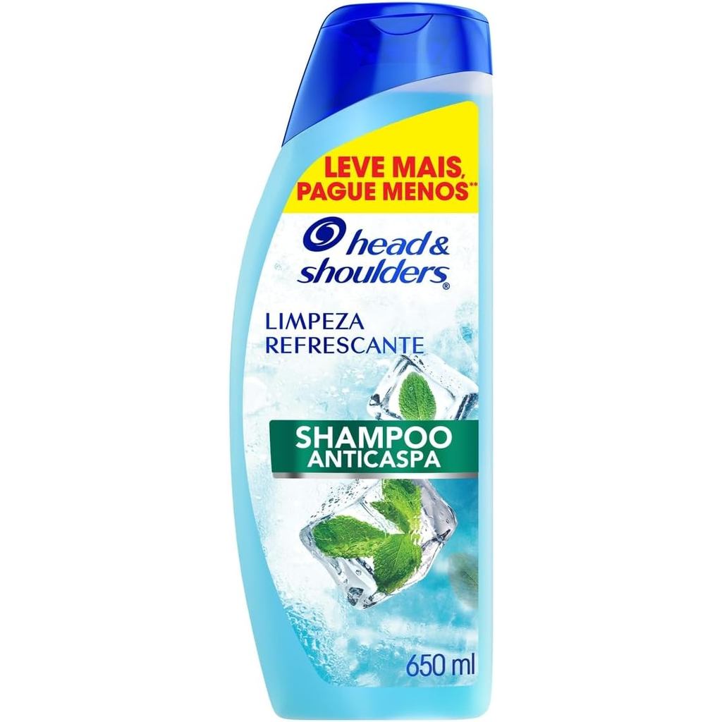 Shampoo Anticaspa Head & Shoulders Limpeza Refrescante 650 ml