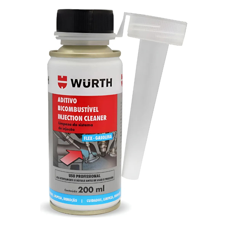 Aditivo Limpador Bicombustível Injection Cleaner 200ml Wurth