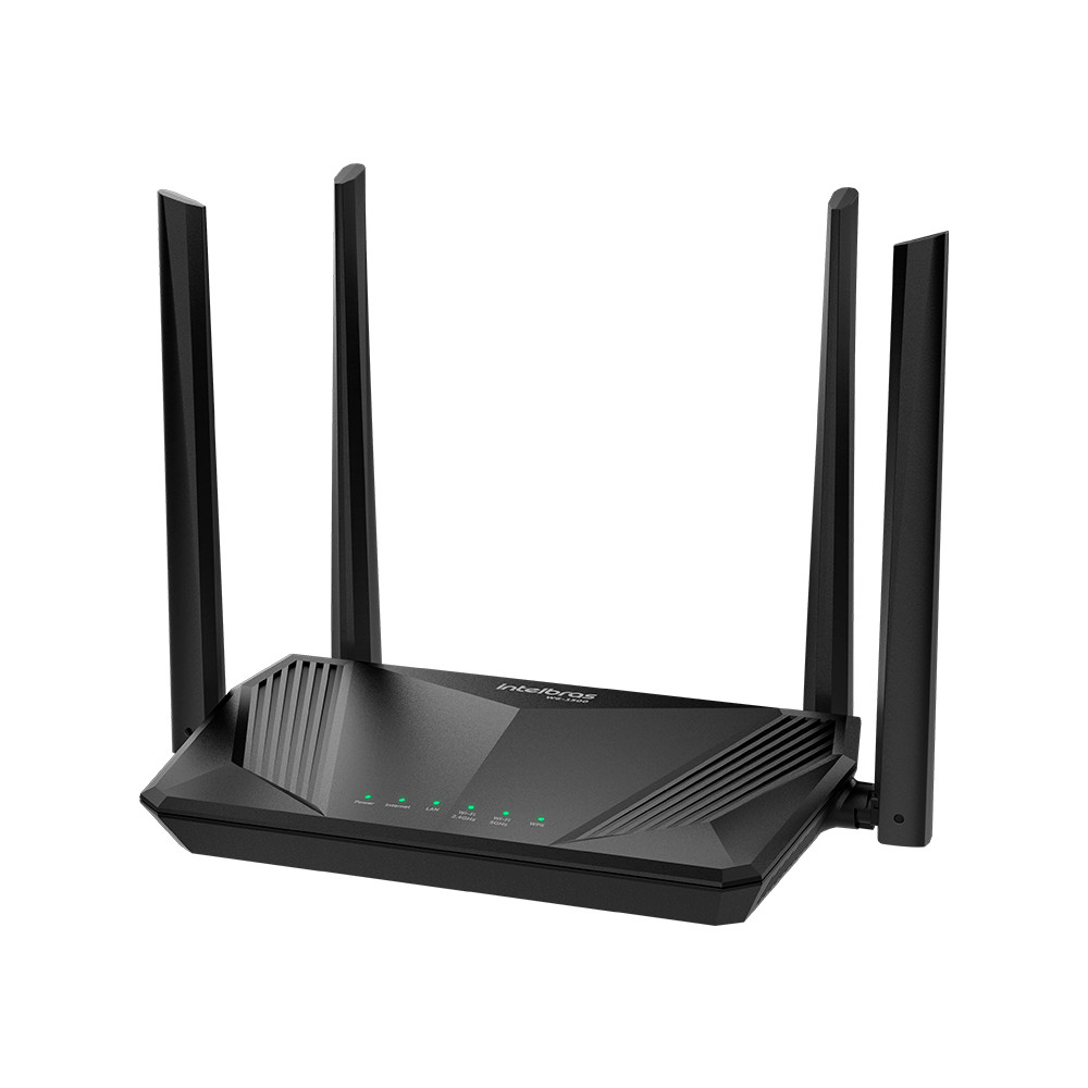 Roteador Wi-Fi 6 Dual Band W6-1500 Preto Intelbras - detalhe