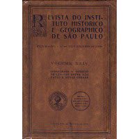 Revista do Instituto Histórico e Geographico de São Paulo autor Vários Autores